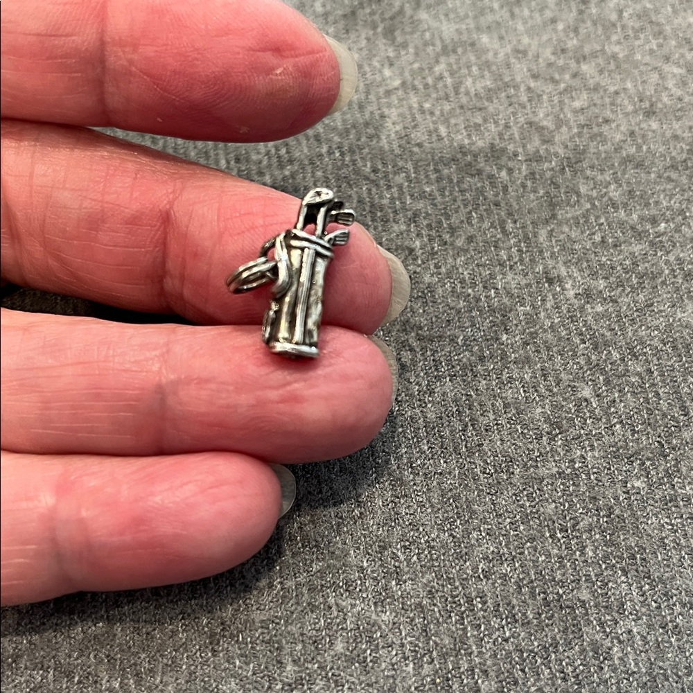 Sterling Golf Bag/Club Charm - Picture 6 of 6